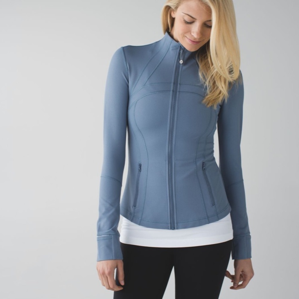 Lululemon Define Jacket Blue Denim Size 4